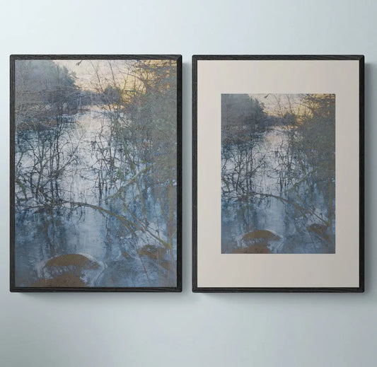 Vision #01 - BLUE ICE FRAGMENTS des toiles