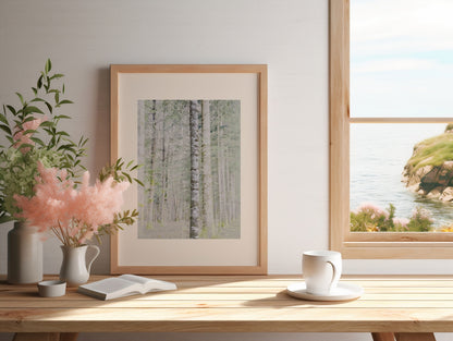 Vision #19 - SAPINIERE FRAGMENTS des toiles